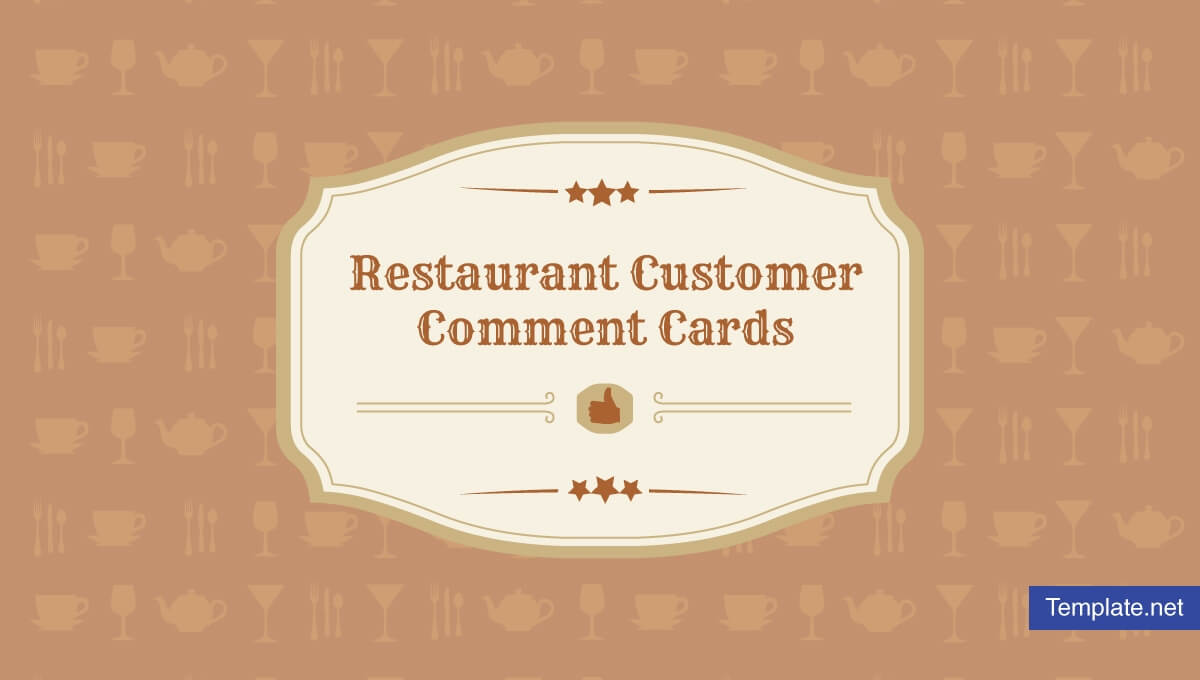10+ Restaurant Customer Comment Card Templates & Designs In Survey Card Template