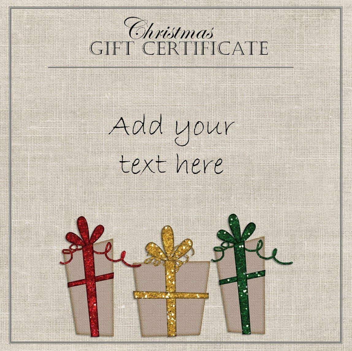 11+ Kids Christmas Certificate Templates | Free Printable In Free Christmas Gift Certificate Templates