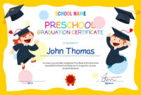 11+ Preschool Certificate Templates - Pdf | Free &amp; Premium regarding Preschool Graduation Certificate Template Free