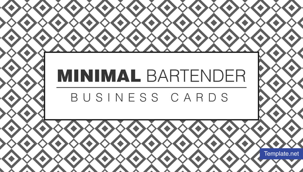 12+ Bartender Business Card Designs & Templates – Psd, Ai Throughout Staples Business Card Template Word