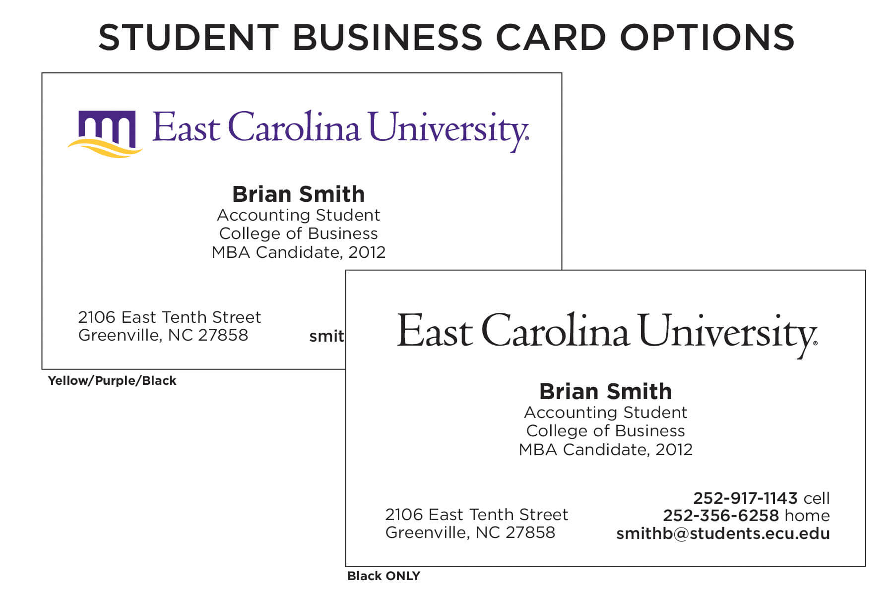 12 Best Photos Of Student Business Card Templates Free Inside Student Business Card Template