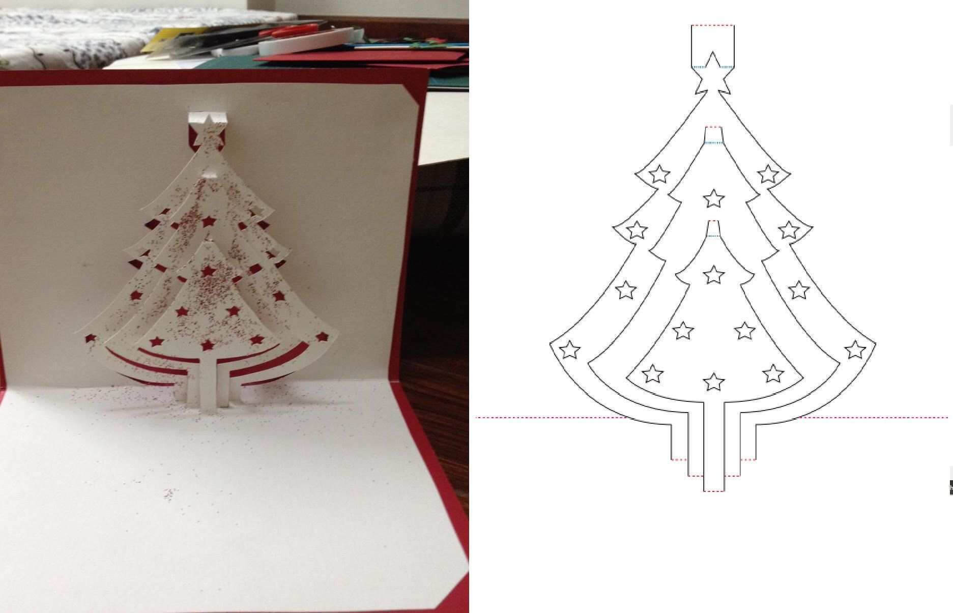 12 Create Pop Up Card Templates Christmas Tree For Pop Up With Pop Up Tree Card Template