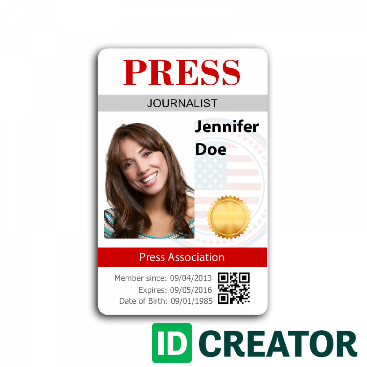 12 Images Of Media Center Passes Template | Vanscapital Within Media Id Card Templates