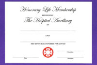 14+ Honorary Life Certificate Templates - Pdf, Docx | Free pertaining to Life Membership Certificate Templates