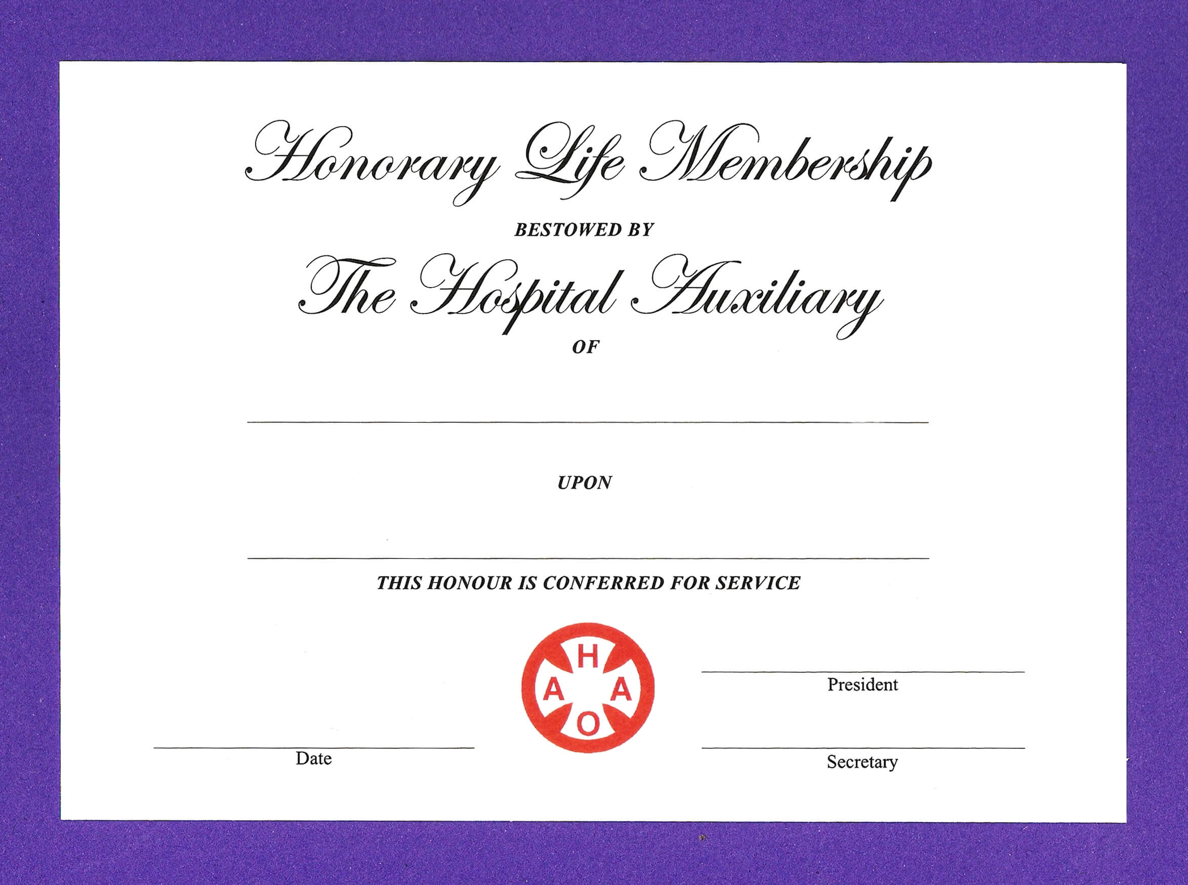 14+ Honorary Life Certificate Templates - Pdf, Docx | Free Pertaining To Life Membership Certificate Templates