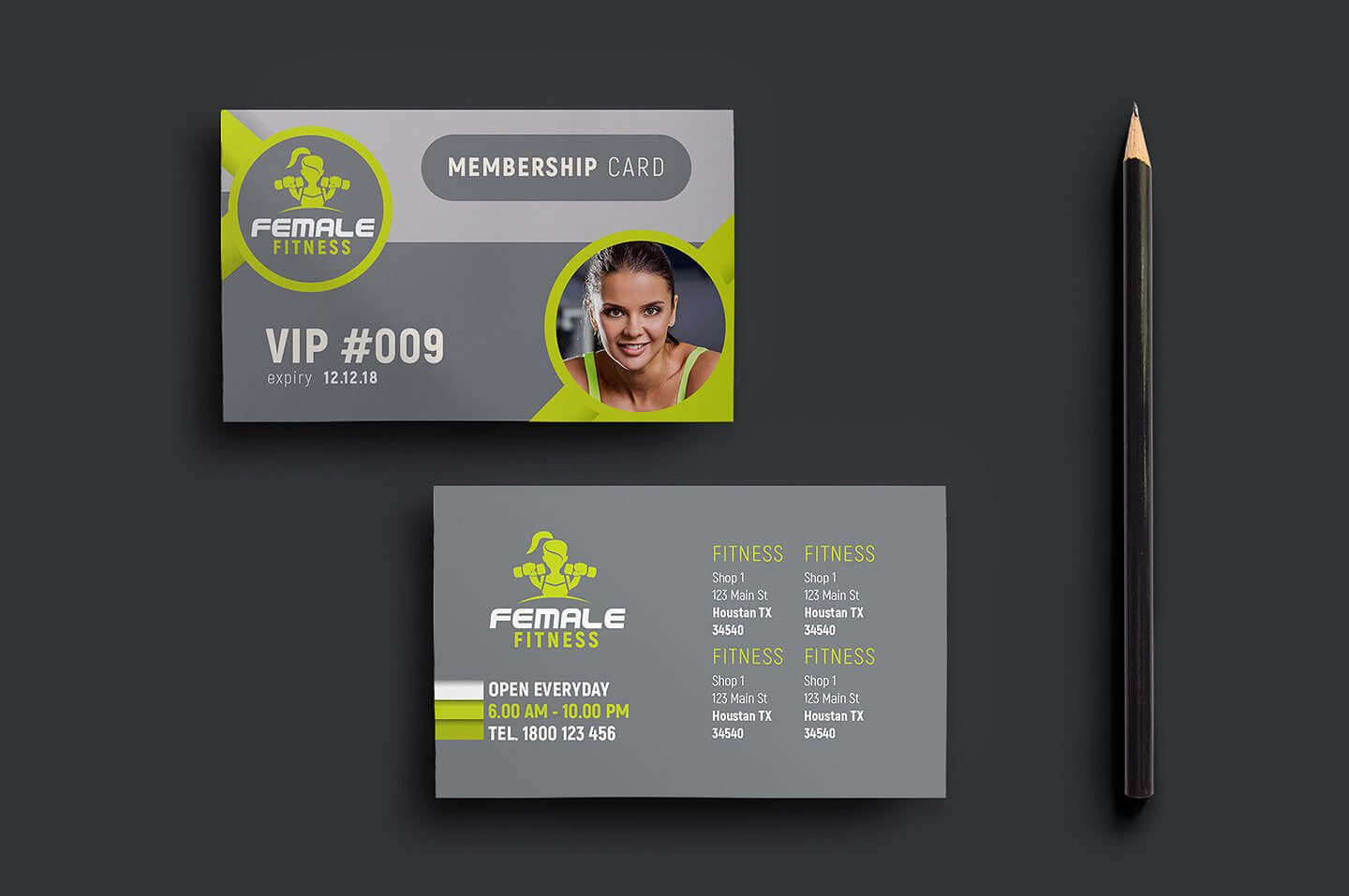 15+ Membership Card Designs | Design Trends – Premium Psd Within Gym Membership Card Template