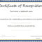 17+ Certificate Of Appreciation Sample Format | Sowtemplate Intended For Sample Certificate Of Recognition Template