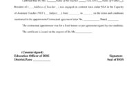 18+ Experience Letter Templates In Pdf | Free &amp; Premium regarding Template Of Experience Certificate