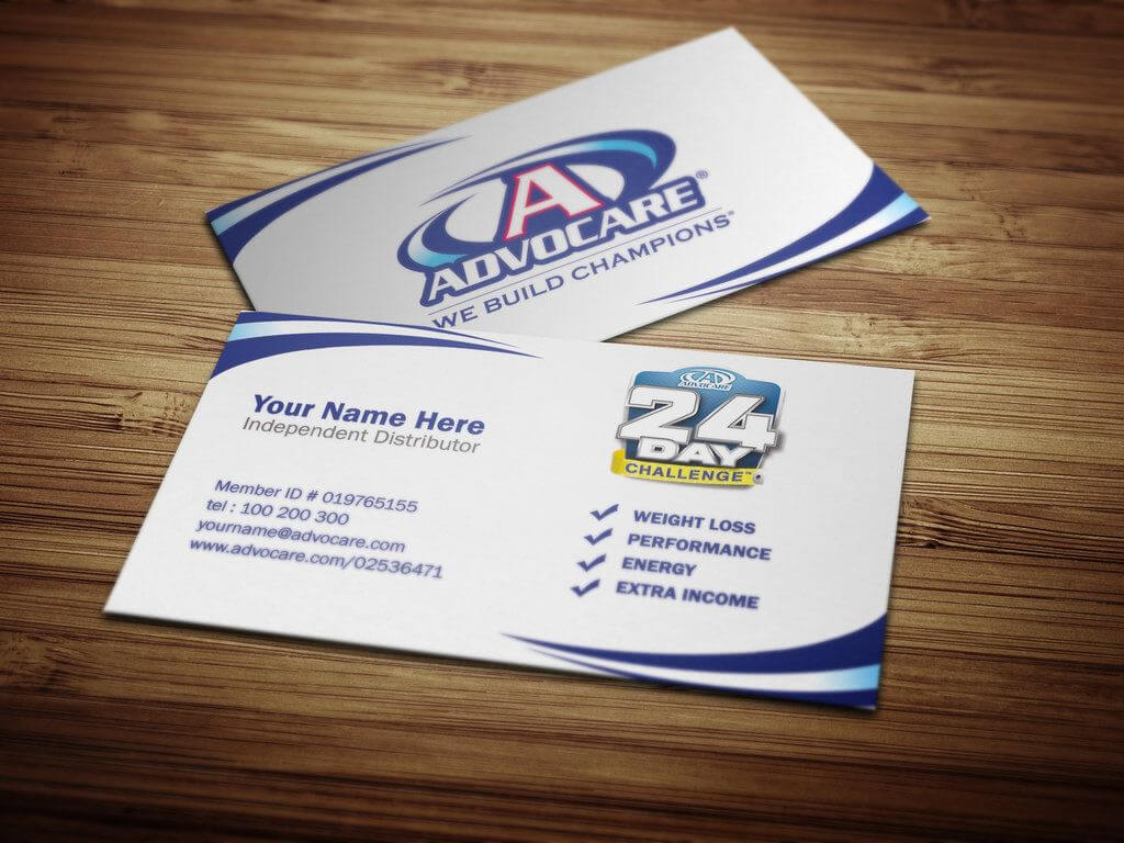 18 Vista Print Business Card Template | Business Card In Advocare Business Card Template