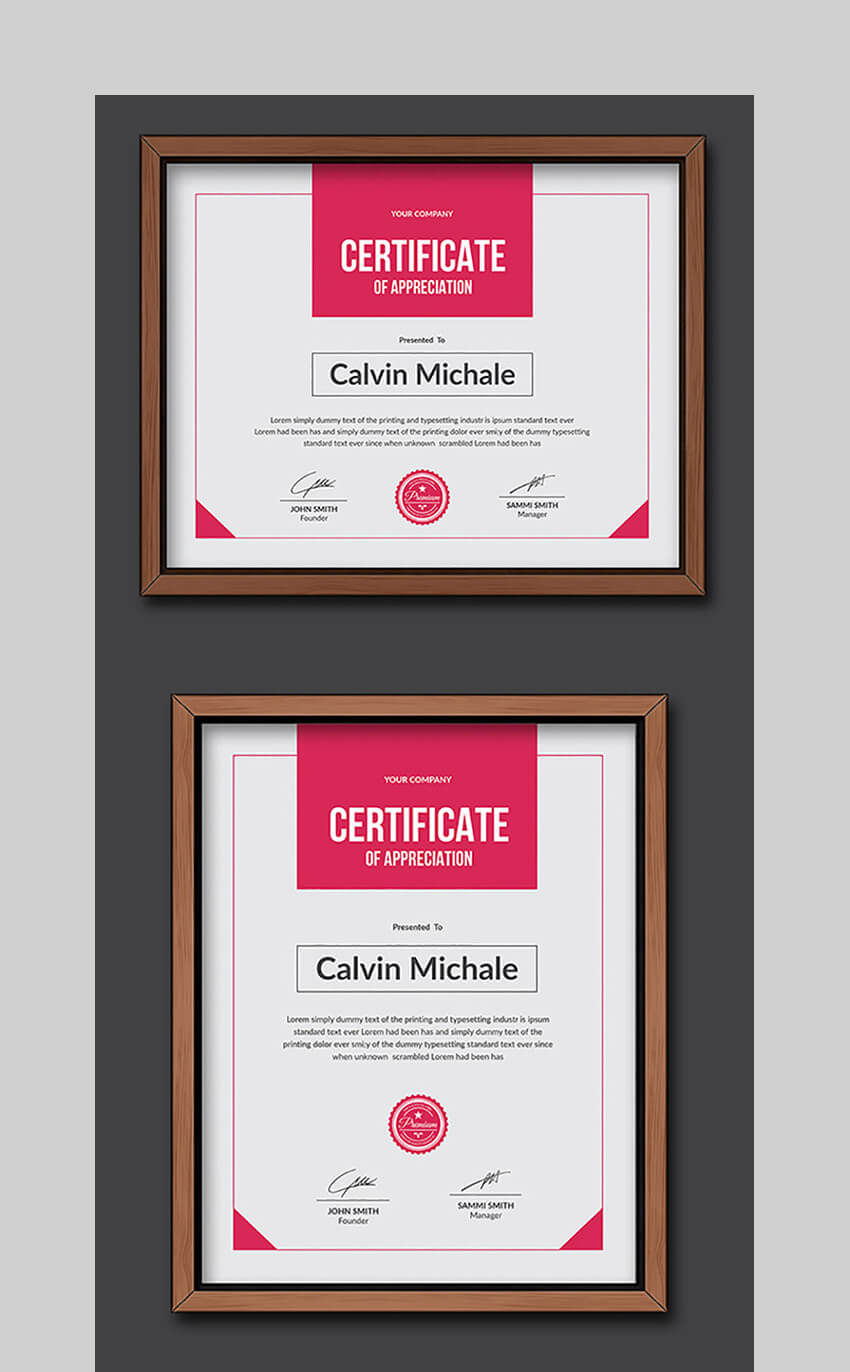 20 Best Word Certificate Template Designs To Award With Free Funny Certificate Templates For Word