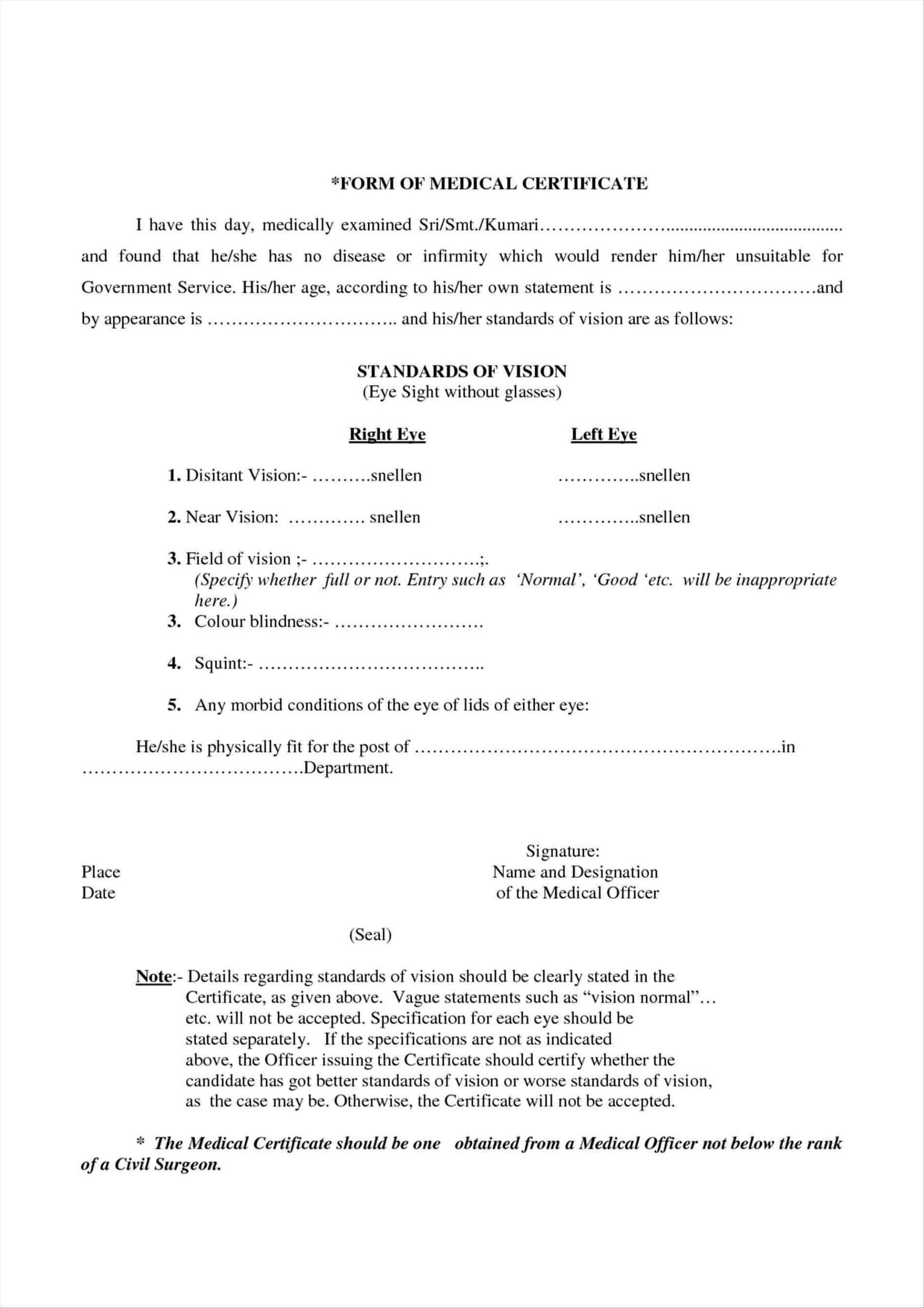 20+ Doctor Certificates Template | Sowtemplate In Australian Doctors Certificate Template