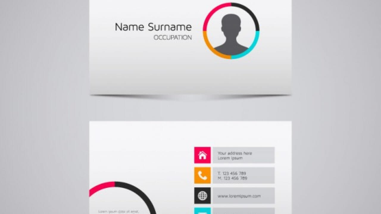 20 Free Business Card Design Templates From Freepik – Super Inside Business Card Maker Template