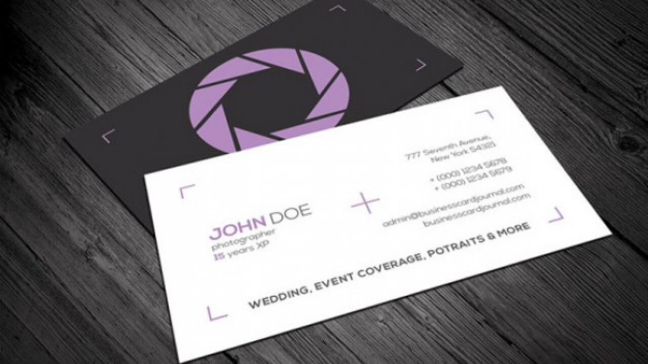 20 Professional Business Card Design Templates For Free Pertaining To Front And Back Business Card Template Word