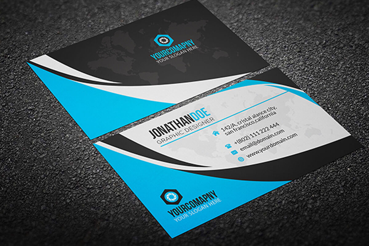 200 Free Business Cards Psd Templates – Creativetacos For Free Complimentary Card Templates
