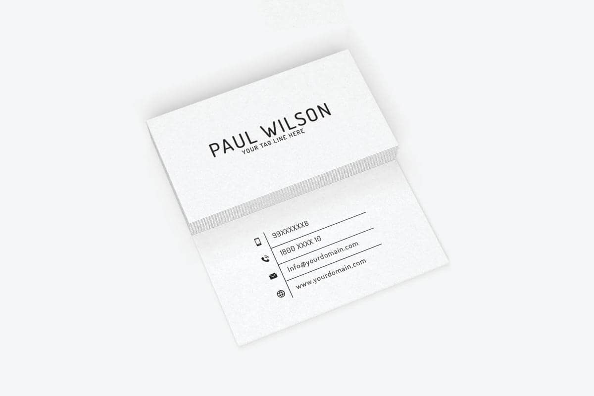 200 Free Business Cards Psd Templates – Creativetacos In Business Card Size Template Psd