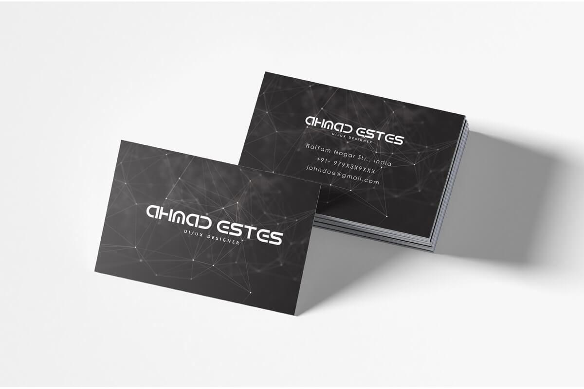 200 Free Business Cards Psd Templates - Creativetacos Throughout Photoshop Business Card Template With Bleed
