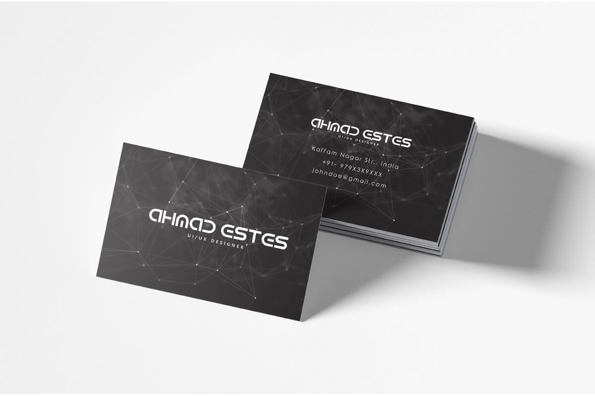 200 Free Business Cards Psd Templates – Creativetacos Throughout Photoshop Business Card Template With Bleed