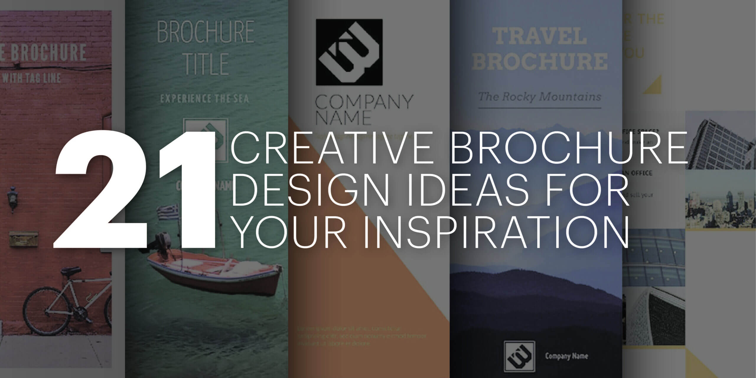 21 Creative Brochure Cover Design Ideas For Your Inspiration Throughout Welcome Brochure Template