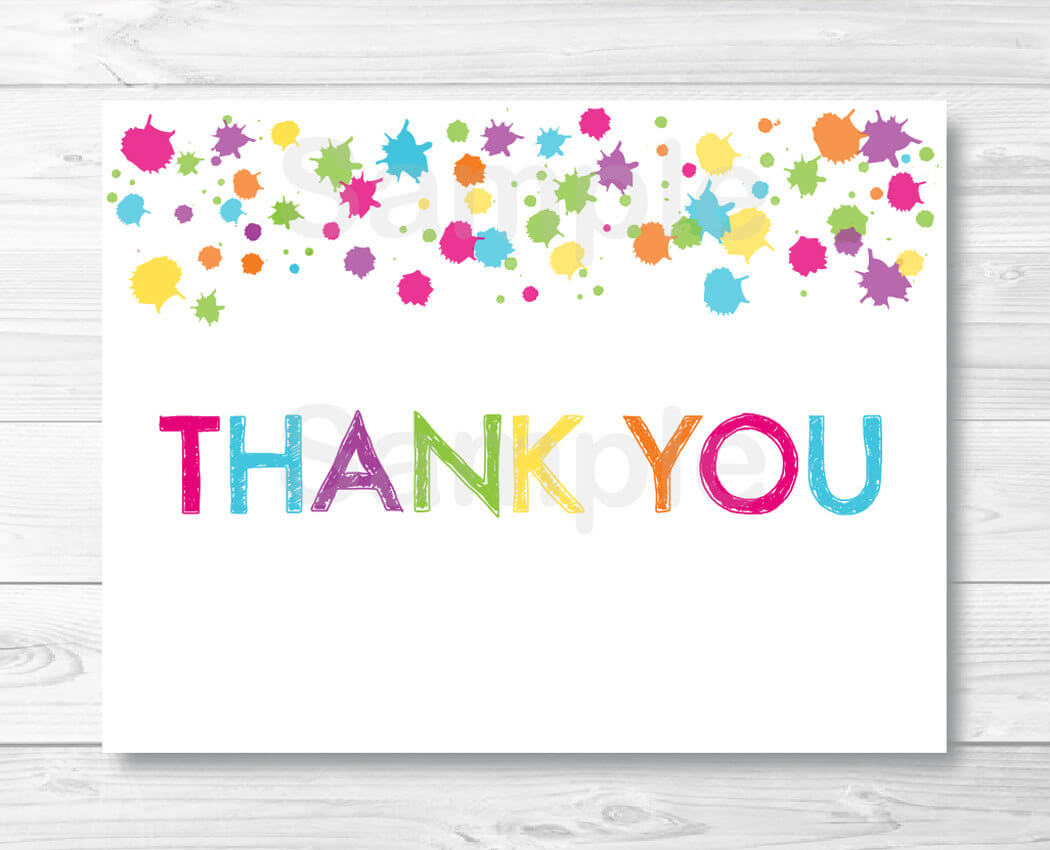 22 Images Of Printable Template Thank You Card | Splinket For Thank You Note Card Template