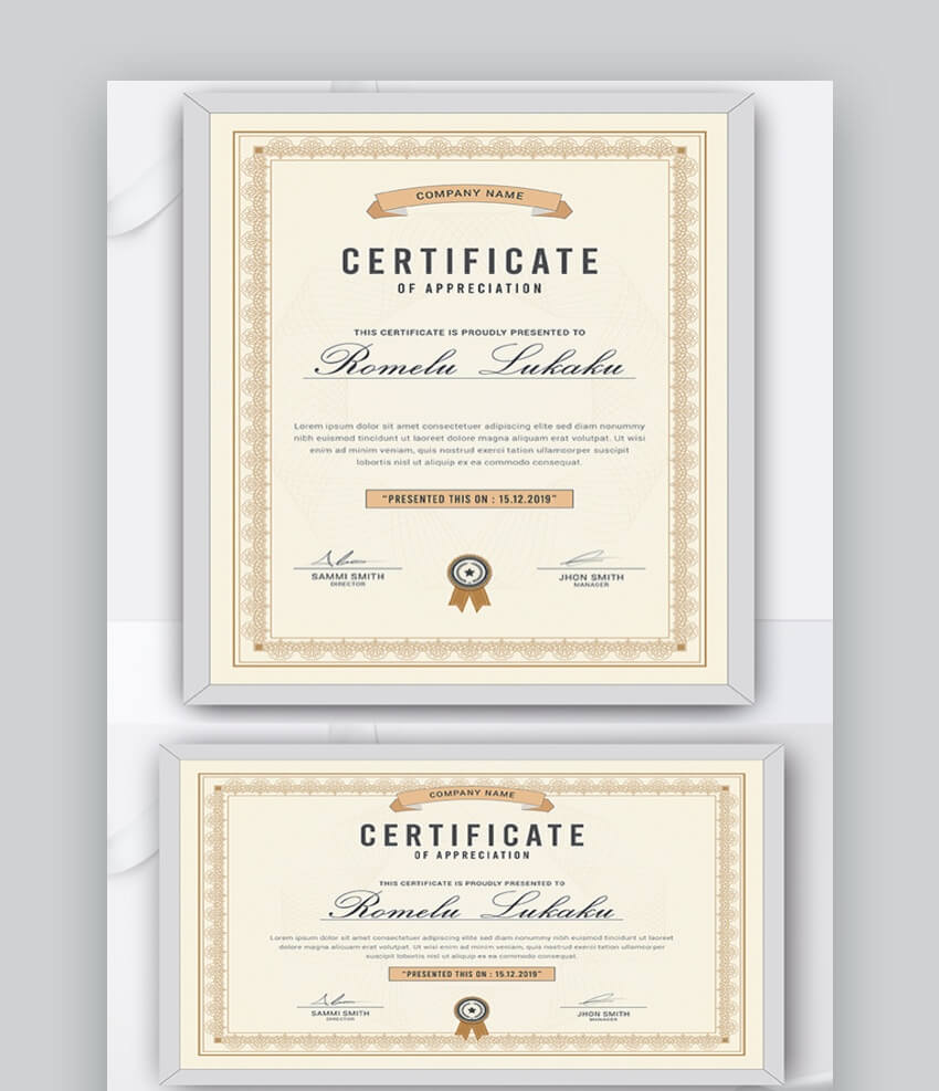 25+ Best Powerpoint Certificate Templates (Free Ppt + Regarding Award Certificate Template Powerpoint