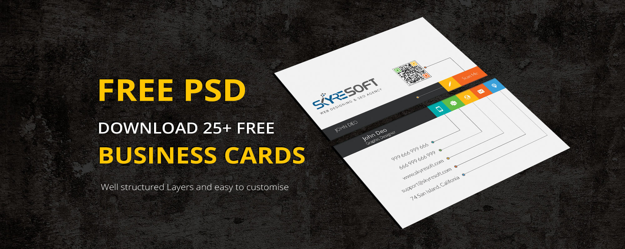 25 Creative Free Psd Business Card Templates 2019 Pertaining To Web Design Business Cards Templates