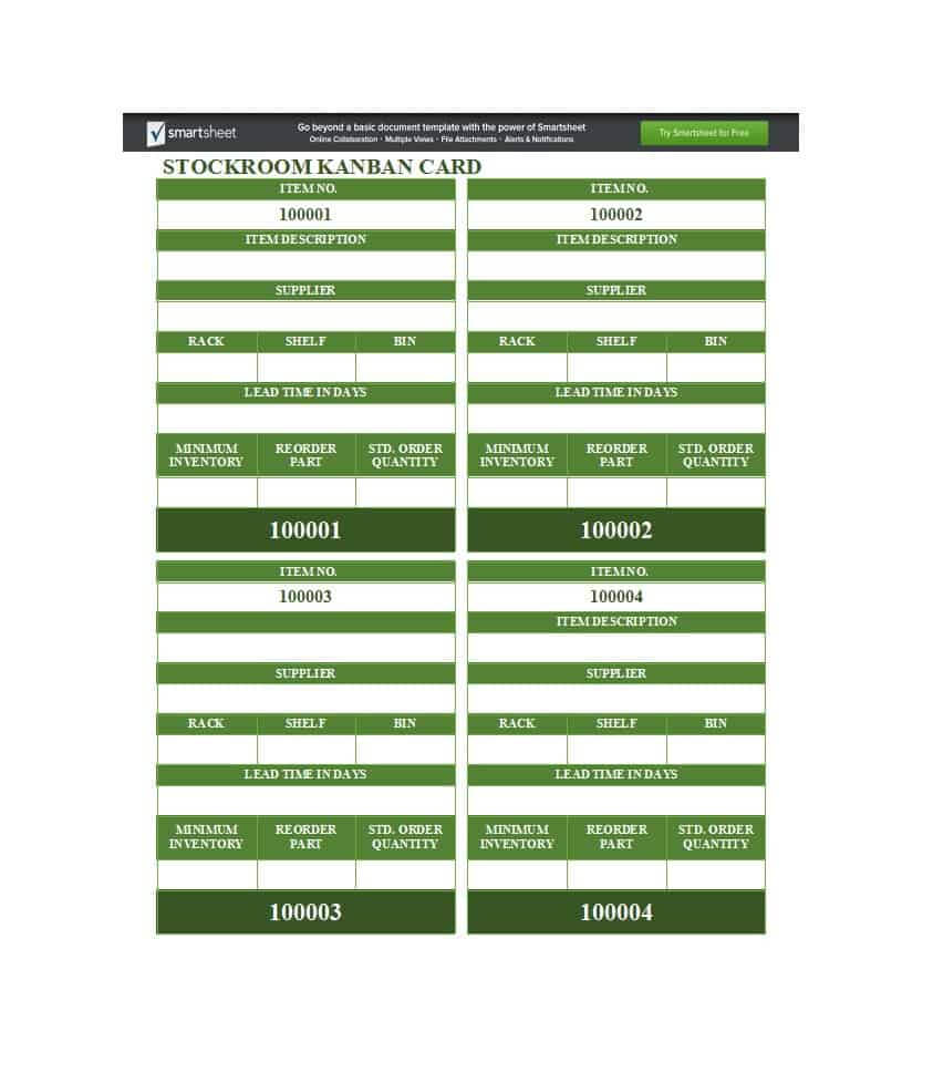 25 Printable Kanban Card Templates (& How To Use Them) ᐅ Within Kanban Card Template