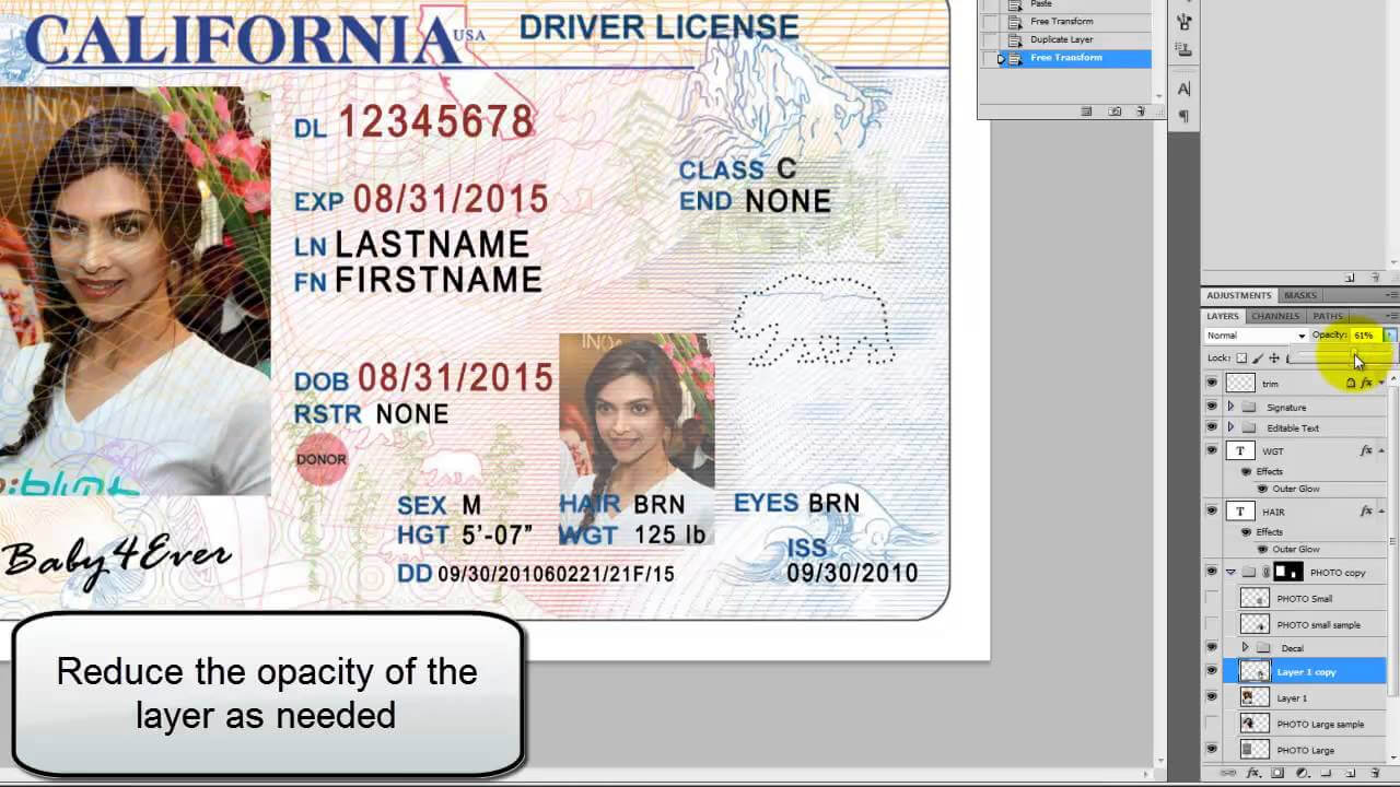 26 Images Of Georgia Identification Card Template Inside Georgia Id Card Template