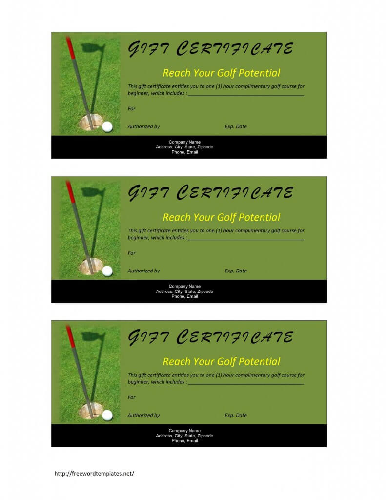 28+ [ Golf Certificate Template ] | Golf Certificate Within Golf Certificate Template Free