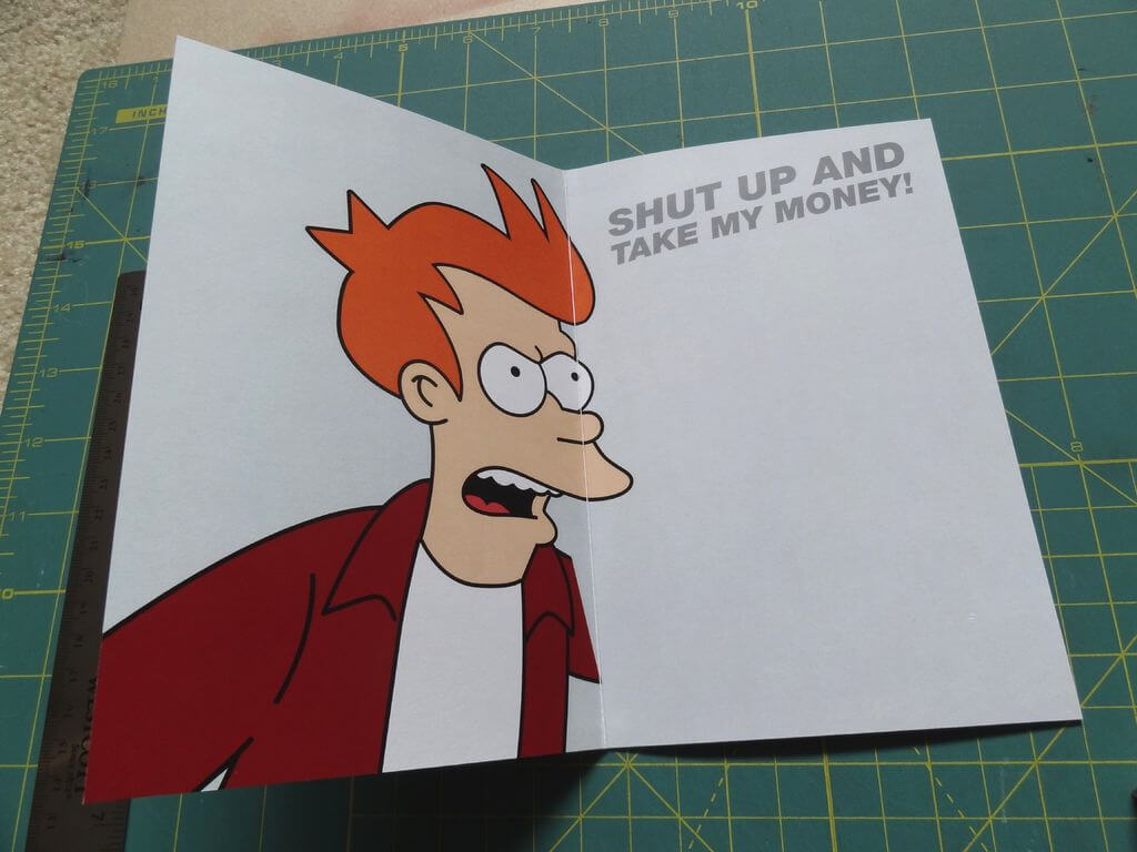 28+ Shut Up And Take My Money Card Template Shut Up Throughou...