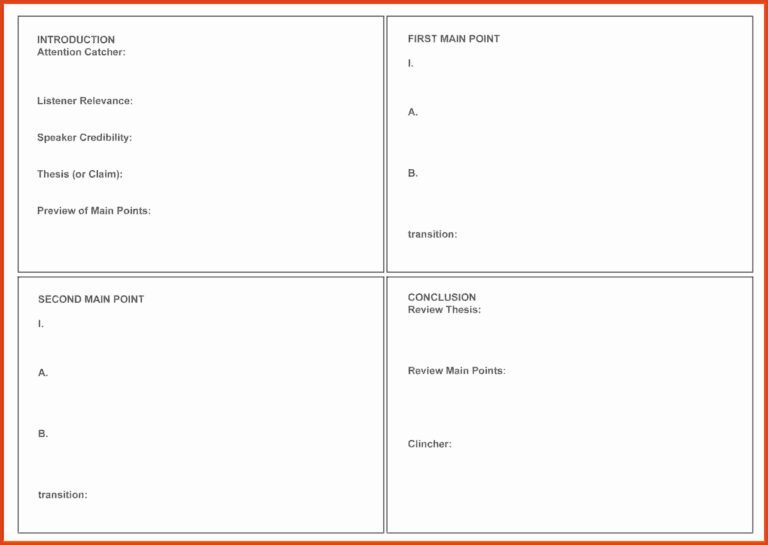 3 By 5 Index Card Template