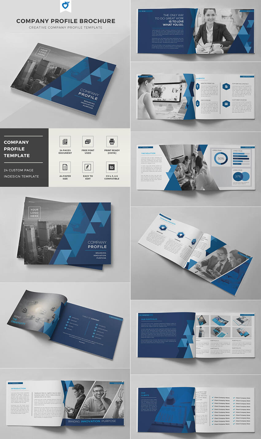 30 Best Indesign Brochure Templates – Creative Business Inside Adobe Indesign Brochure Templates