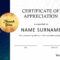 30 Free Certificate Of Appreciation Templates And Letters Throughout Free Certificate Of Appreciation Template Downloads