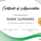 30 Free Certificate Of Appreciation Templates And Letters With Regard To Certificate Of Appearance Template