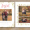 30 Holiday Card Templates For Photographers To Use This Year pertaining to Holiday Card Templates For Photographers