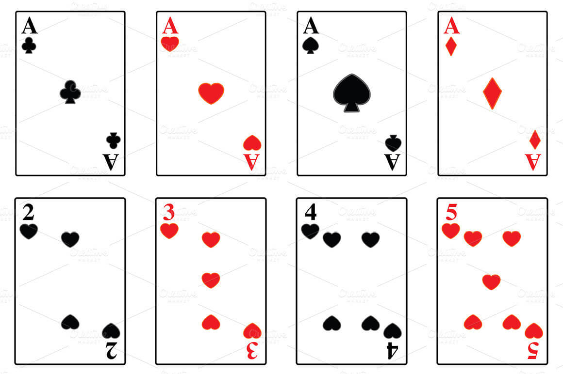 30 Playing Cards Template Free | Andaluzseattle Template Example For Template For Playing Cards Printable