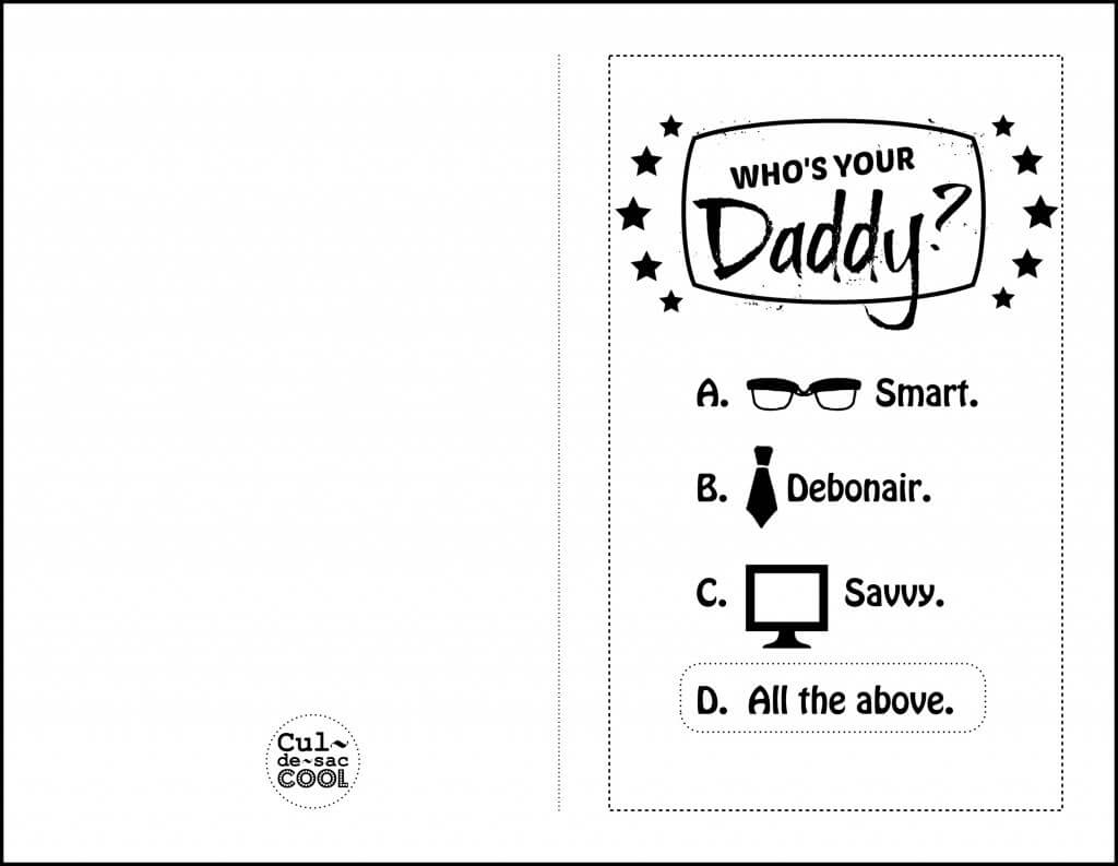 31 Cozy Diy Fathers Day Cards Printables That Express The Regarding Fathers Day Card Template