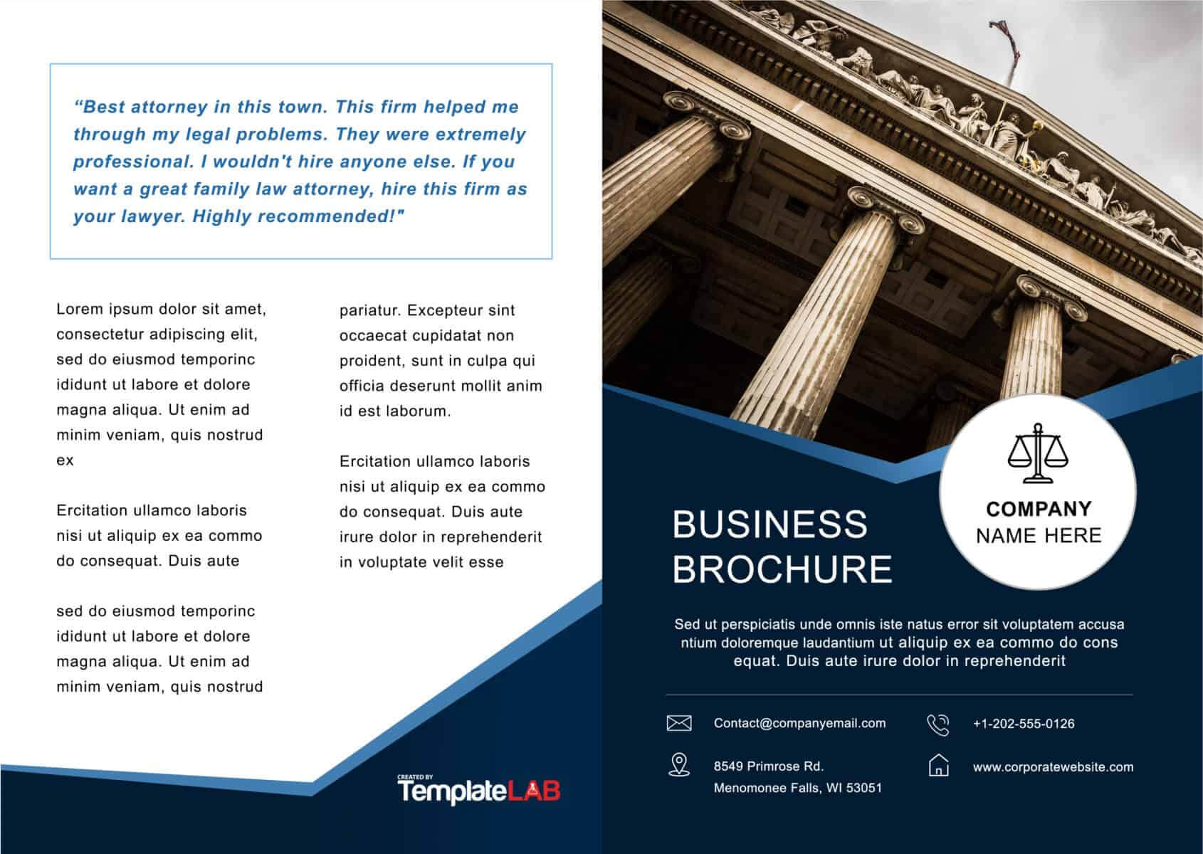 33 Free Brochure Templates (Word + Pdf) ᐅ Template Lab Inside Product Brochure Template Free
