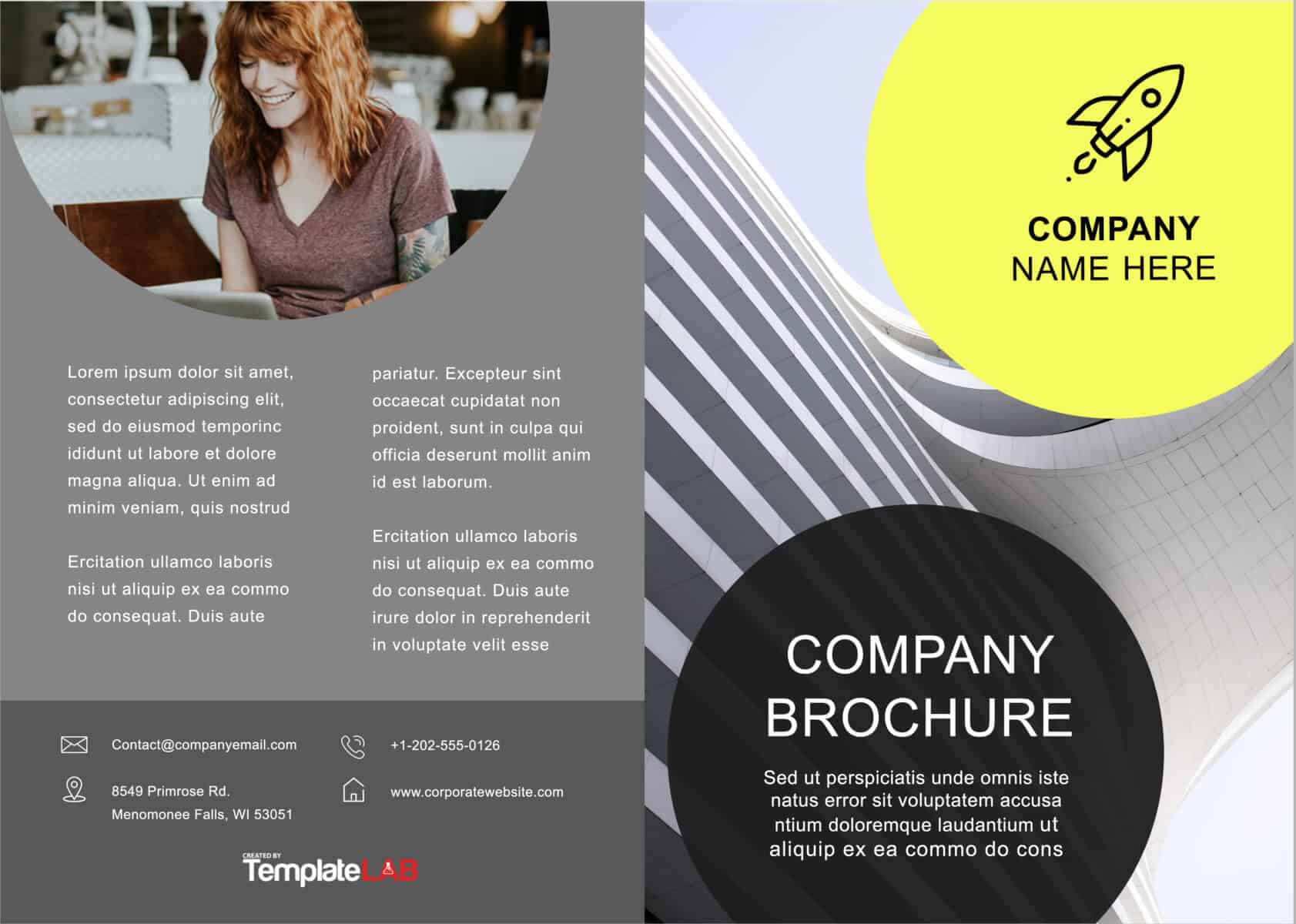 33 Free Brochure Templates (Word + Pdf) ᐅ Template Lab Pertaining To Fancy Brochure Templates