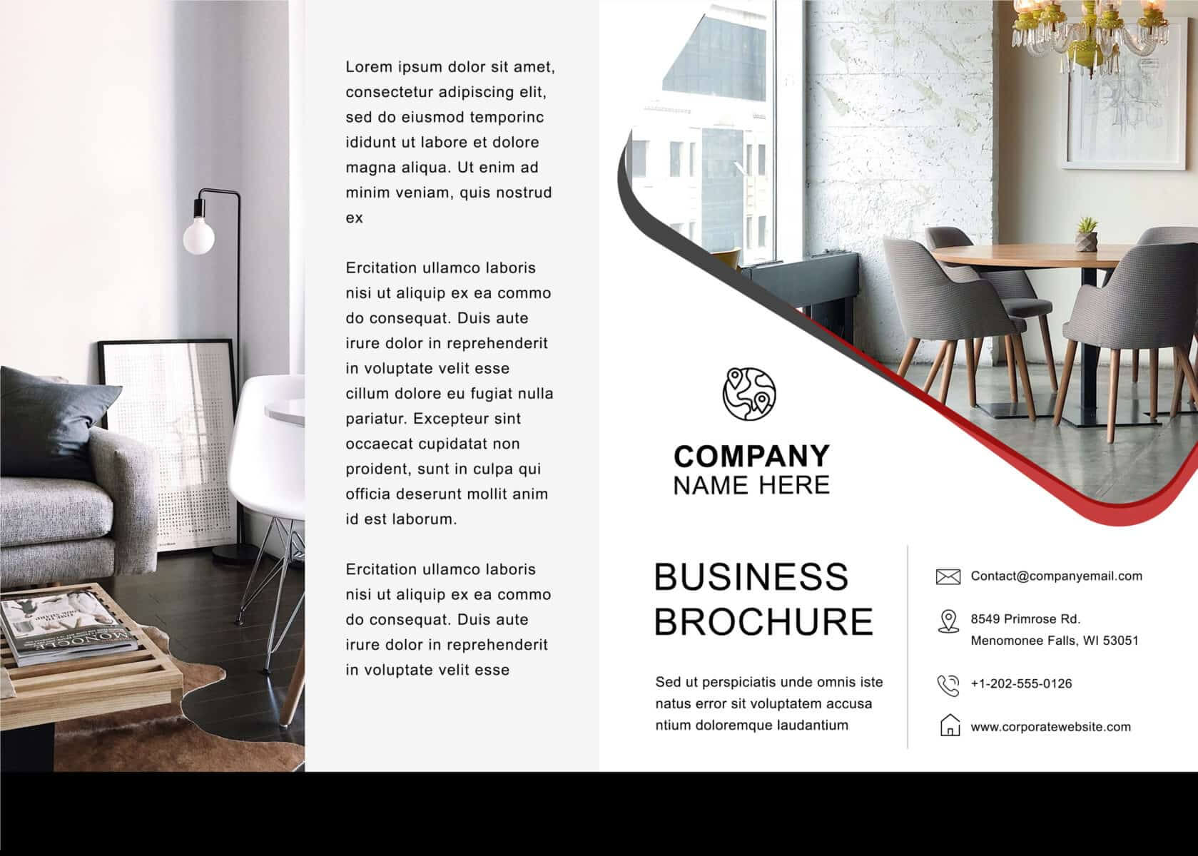 33 Free Brochure Templates (Word + Pdf) ᐅ Template Lab Throughout Microsoft Word Brochure Template Free