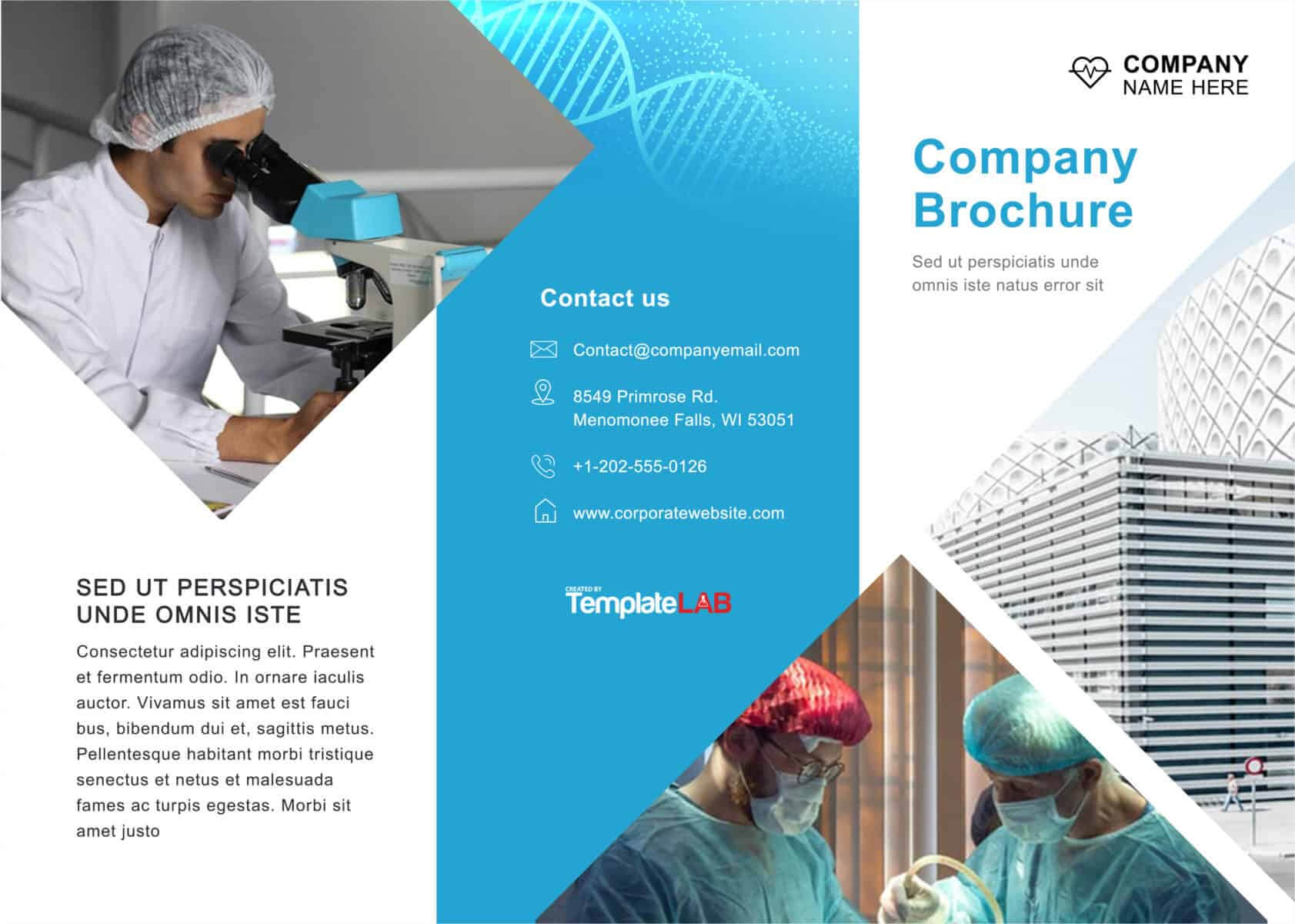 33 Free Brochure Templates (Word + Pdf) ᐅ Template Lab With Engineering Brochure Templates Free Download