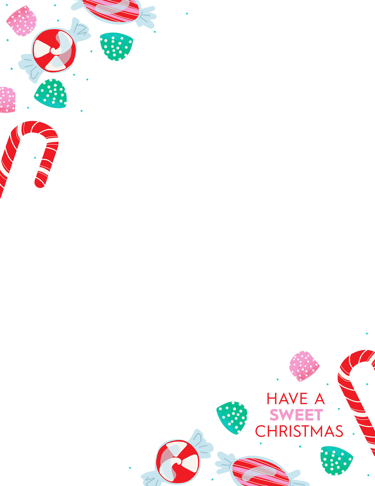 33 Free Templates To Help You Send Holiday Cheer Intended For Christmas Note Card Templates