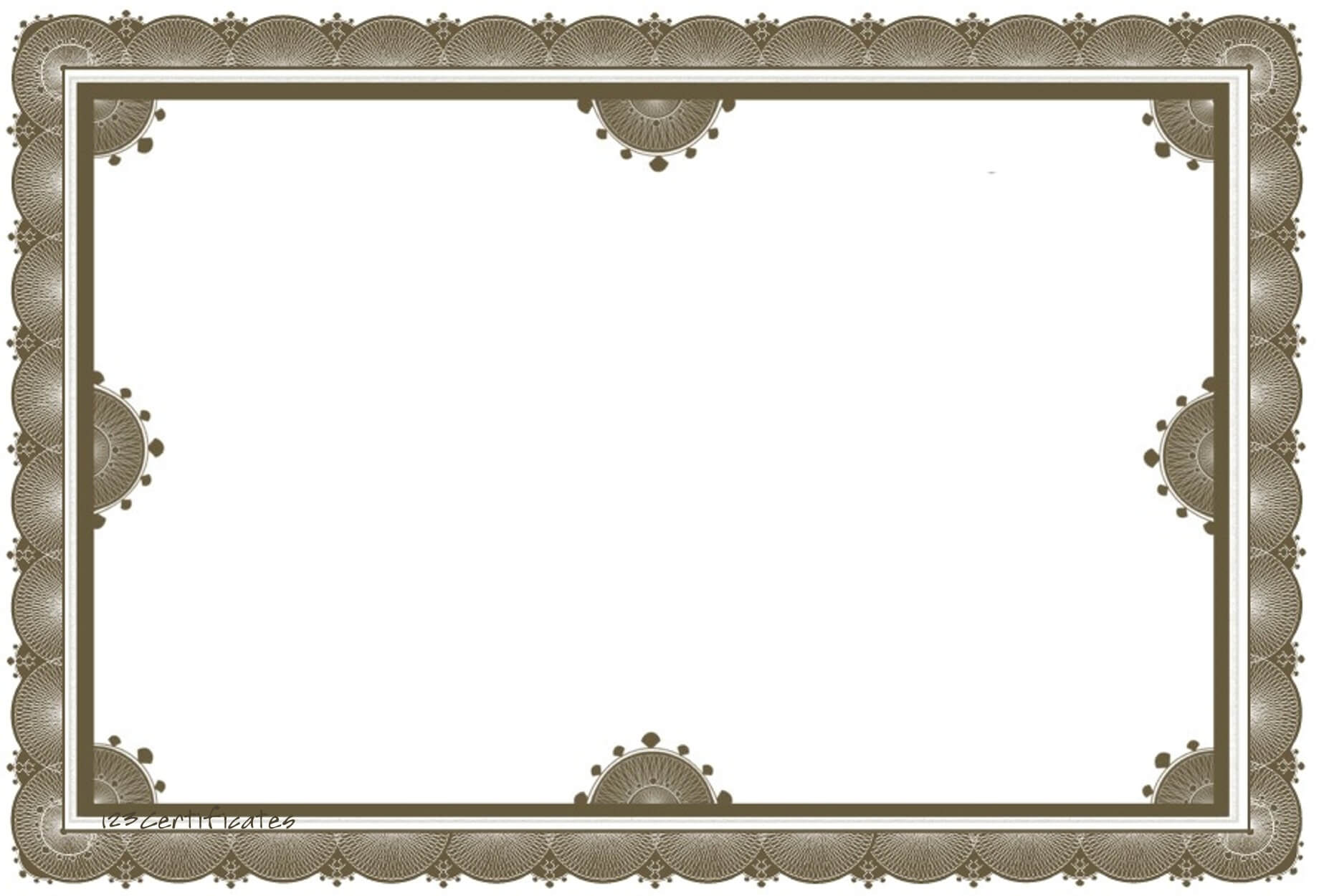 33 Notable Images Of Certificate Borders With Award Certificate Border Template