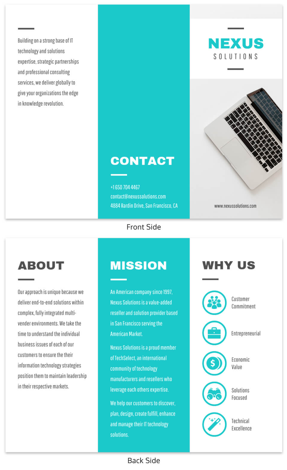 35+ Marketing Brochure Examples, Tips And Templates – Venngage With Regard To One Page Brochure Template