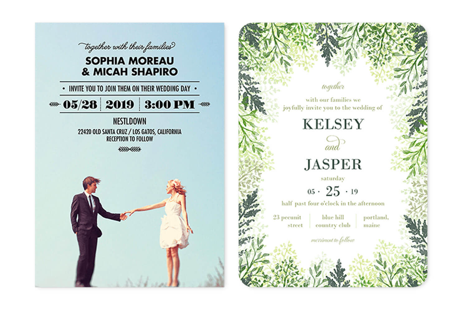 35+ Wedding Invitation Wording Examples 2020 | Shutterfly With Church Wedding Invitation Card Template