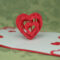 3D Heart Pop Up Card Template In 3D Heart Pop Up Card Template Pdf