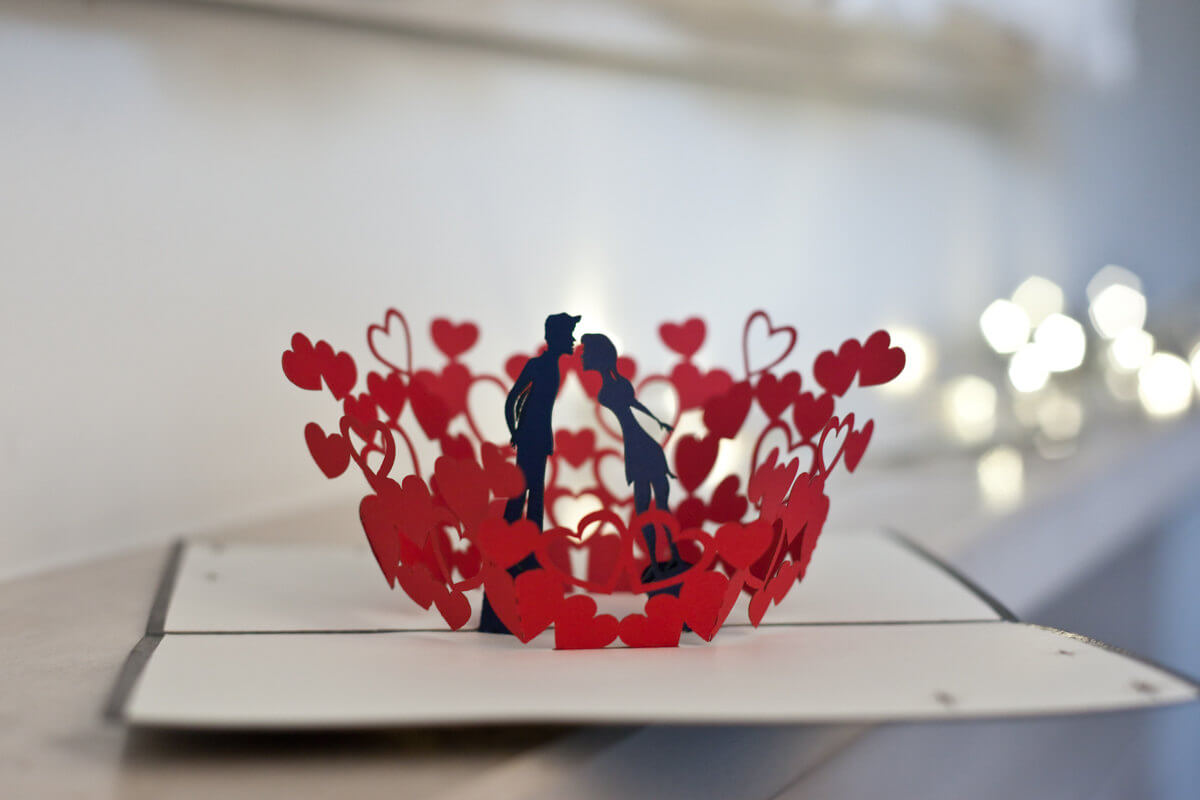 3D Heart Pop Up Card Template Pdf ] – Items Similar To With 3D Heart Pop Up Card Template Pdf