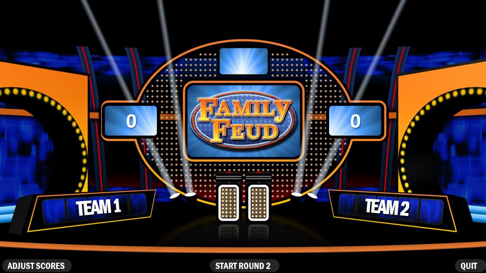 4 Best Free Family Feud Powerpoint Templates Throughout Family Feud Powerpoint Template With Sound