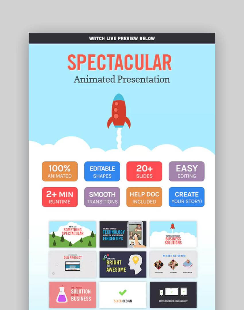 40+ Best Free & Premium Animated Powerpoint Templates With Regarding Powerpoint Presentation Animation Templates