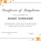 40 Fantastic Certificate Of Completion Templates [Word For Word Certificate Of Achievement Template