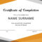40 Fantastic Certificate Of Completion Templates [Word Regarding Certificate Of Completion Template Free Printable
